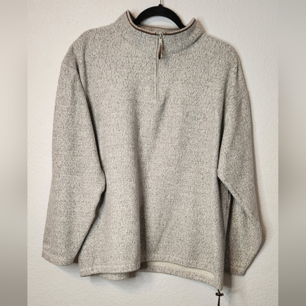 Vintage Stefano Man 1/4 Zip Fleece Pull Over, Size L